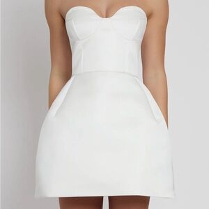 NWT LEAU Baby Bustier Mini Dress
